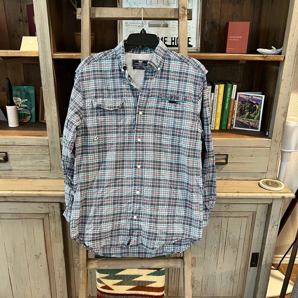 Vineyard Vines mens harbor shirt size small